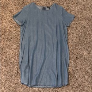Denim t-shirt dress from Express. Size M